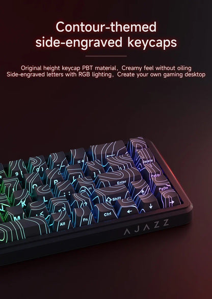 Mechanical Keyboard Sixty Mini Cordless ARGB Magnetic Hall