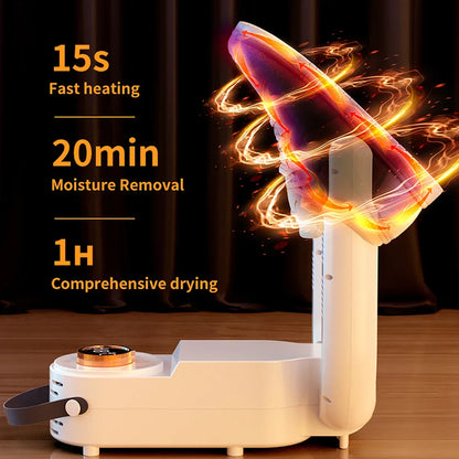 Shoe2025 Edition Dryer Dual Branch Boot Warmer UV Deodorizer, Fast Drying Shoe And Sock Maintenance Fall