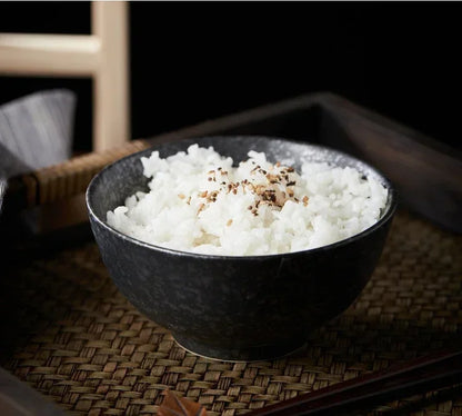 Ceramic 4.5 Inch Japanese Rice Bowl Retro Household Tableware