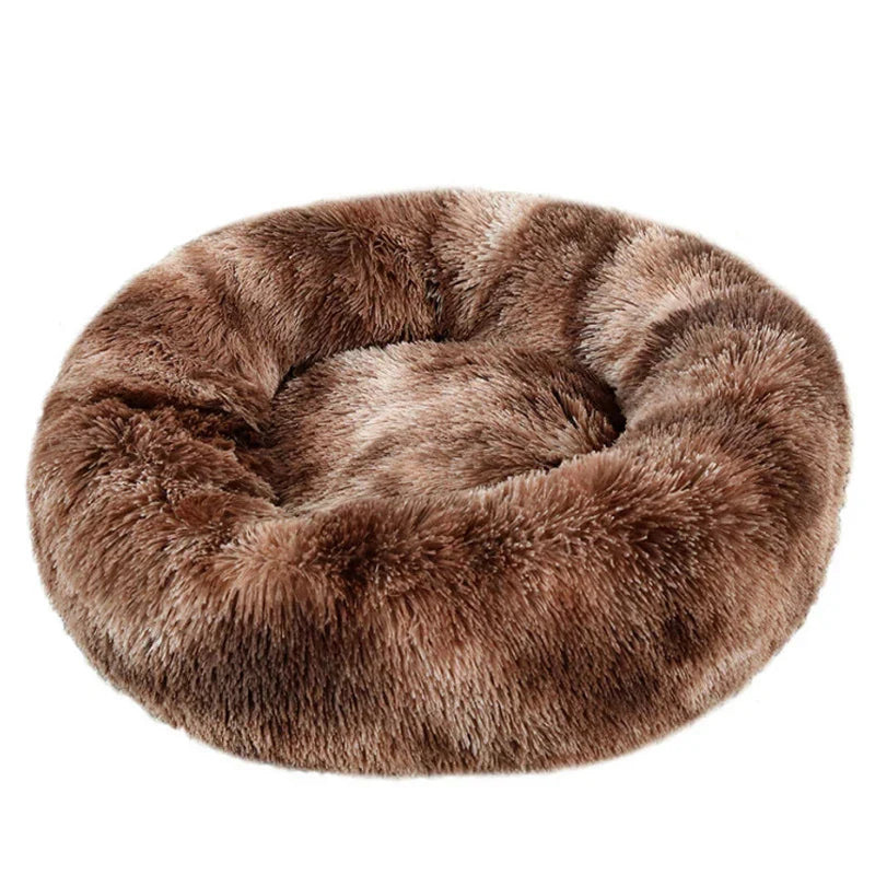 Bed Pet Round Plush Bed Winter Warm 2026 Washable Cozy Comfort For Pets