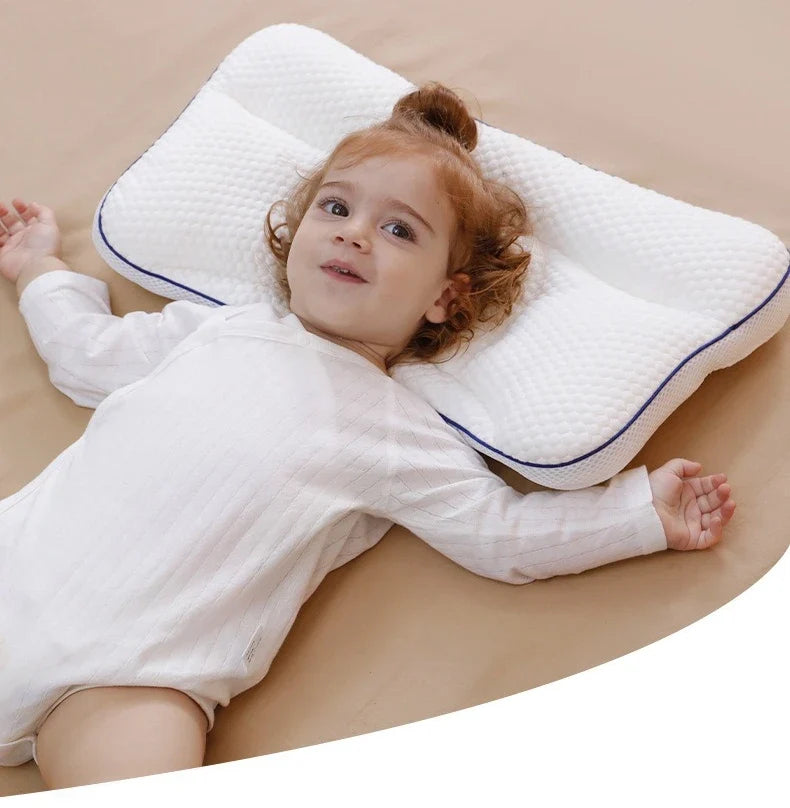 All-Season Cotton Sleeping Pillow for Toddlers & Kindergarten Kids – Baby Neck Support Pillow