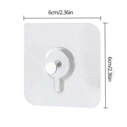 Adhesive Hooks 10 Pack No Drilling Wall Hooks Water-Resistant For Kitchen And Bathroom Fall 2026 Organization