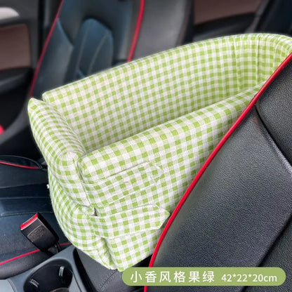 Dog Car Seat Travel-Friendly Carrier Bed Booster Seat Road Trip 2025 Travel Safety Cozy Sturdy Pet