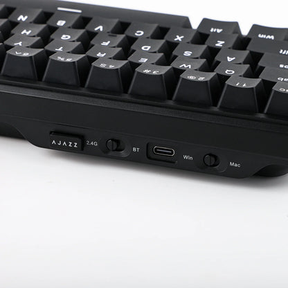 Mechanical Keyboard 68Key Cordless Bluetooth RGB Hall Effect
