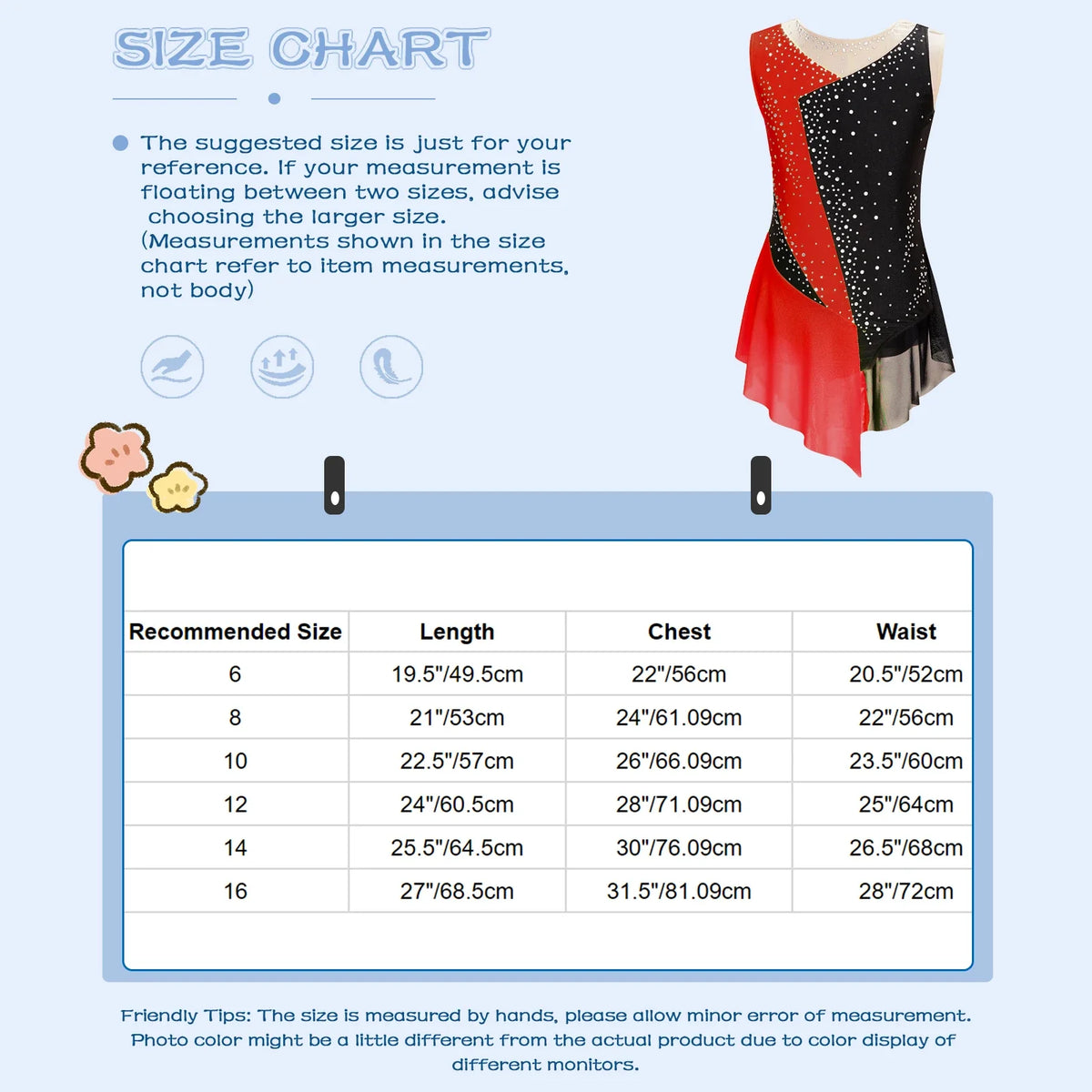 girls' Stretchy leotard - rhinestone mesh yoke, sleeveless, polyester, nylon, elastane, for lyrical dance performance