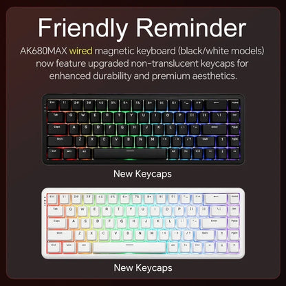 Mechanical Keyboard Sixty Mini Cordless ARGB Magnetic Hall