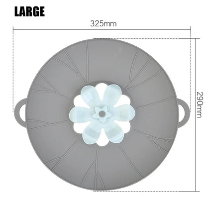 Pot Silicone Lid Spill Stopper Universal Anti Overflow Cover Kitchen Gadget Fall 2025 Keeps Stovetop Clean