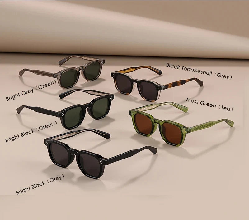TR90 Sunglasses Frame Retro Rivets Style Unisex Polarized UV400 Summer 2026 Gift Idea