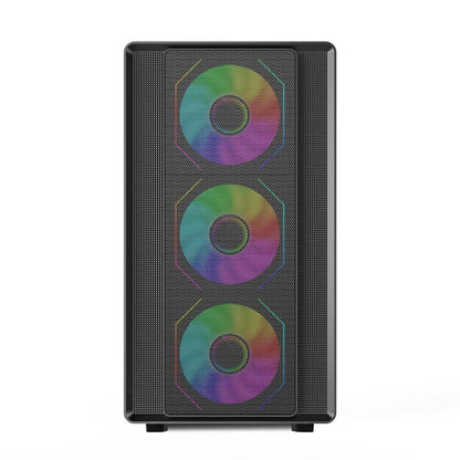 ITX Mini PC Case Tempered Glass 360mm Water Cooling