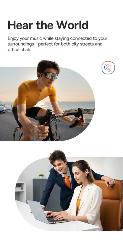 4-Mic Noise Cancellation Super Bass IP55 Sports 2026 – Baseus BC1 Open-Ear Clip Earbuds Bluetooth 6.0