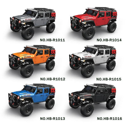 Car RC 4WD Off-Road Rock Crawler LED Lights 2.4G Proportional Control USB Charging Fall 2025 Gift Idea