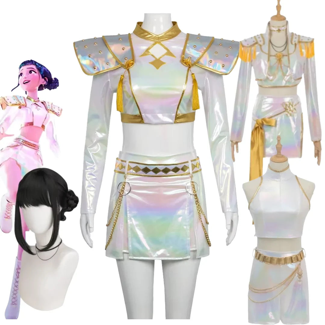 Light Flattering Women Cosplay Kit - Holographic PVC