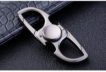 Fidget2025 Edition Spinner Keychain Stainless Steel EDC Gift