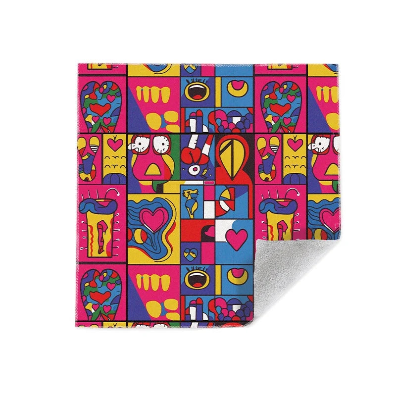 Magic Cloth Makeup Bag - Travel-Friendly Camera Lens Wrapping Storage, Self-adhesive Organizing Bag