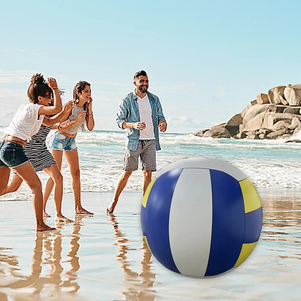 Inflatable Giant Beach Volleyball - 100cm PVC Outdoor Sports Ball for Team Games and Fun Activities