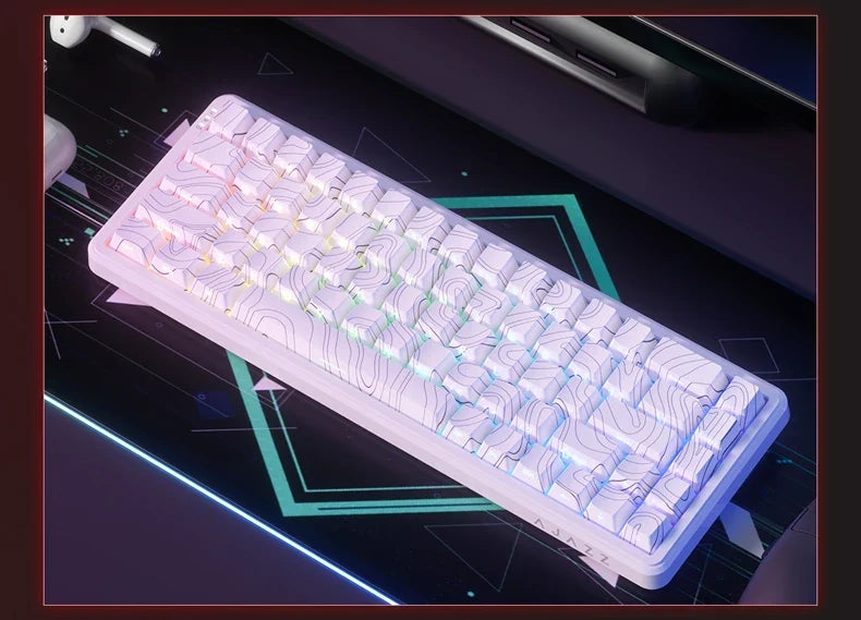 Mechanical Keyboard Sixty Mini Cordless ARGB Magnetic Hall
