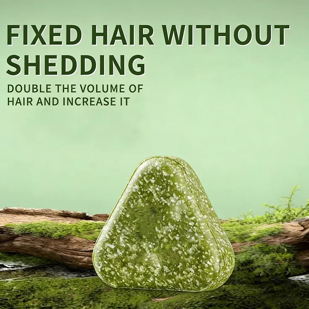 Herbal Shampoo Soap Handmade Hair Maintenance for All Hair Types Oil Control Refreshing Fall 2026 Trend