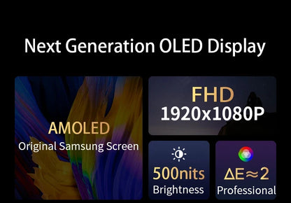 OLED 13.3 Travel-Friendly Monitor Metal Frame Travel Display