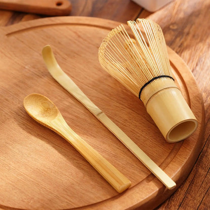 Matcha Bamboo Whisk Starter Kit Ceremonial Tea Eco Gift