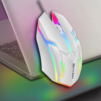 Wired RGB Gaming Mouse 3 Button USB Accurate Office