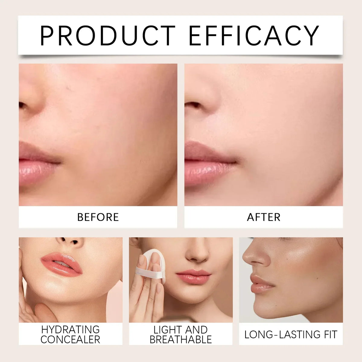 Concealer Light Organic Coverage For Acne And Dark Circles Fall 2026 Beauty Trend Oil Control Water-Resistant