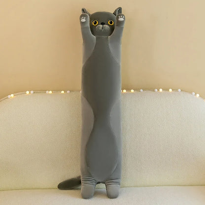 Adorable Plush Cat Plush Pillow - 50-130cm (19.6-51.1 inch) Cushion for Office Naps, Great Gift for Kids and Girls