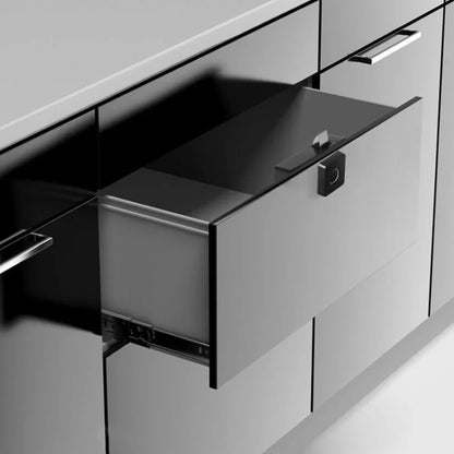 Cabinet Fingerprint Lock Black Keyless Smart Drawer Lock