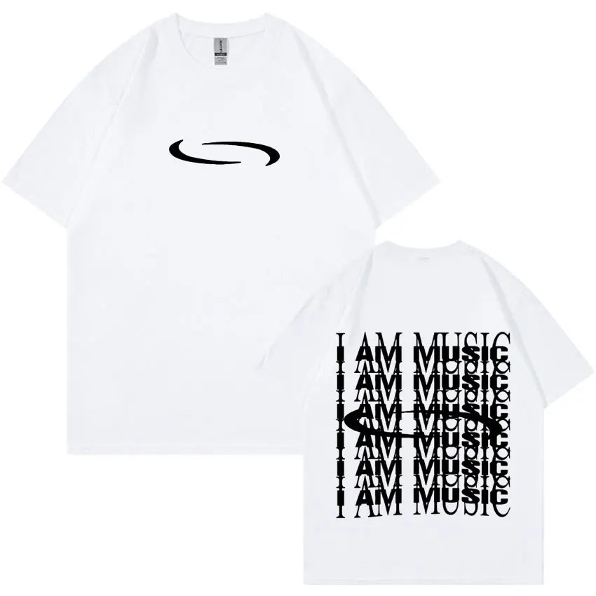 Carti PlayBoi ''I'm Music T-shirt'' Opium Ken Carson Tour Rap Fashion Hip Hop Oversized Tees