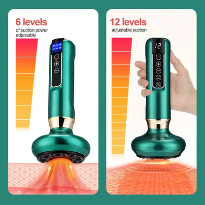 Motor-Driven Cupping Massager Multi Speed Vacuum Therapy With Infrared Heating Travel-Friendly Spring 2026 Wellness Trend