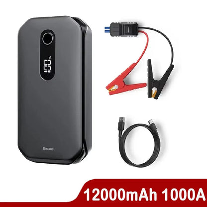 Car Jump Starter Power Bank Travel-Friendly 12V Battery Charger for Emergency Boost Fall 2025 Road Trip Ready