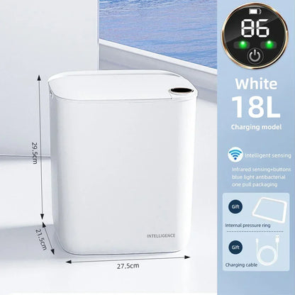 Sensor Smart Trash Can 18L With Display Type C Recharge
