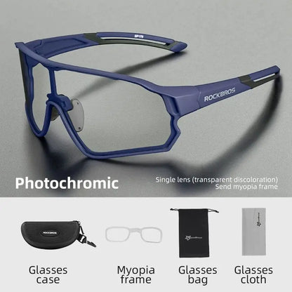 Photochromic Cycling Glasses Light MTB Road Sunglasses With UV400 Protection Summer 2026 Trend