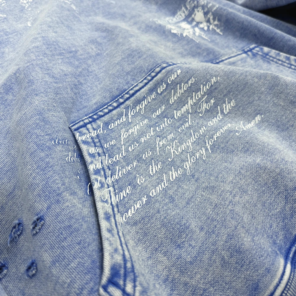 Men's Oversized Hooded Sweatshirt - Washed Cotton Street
