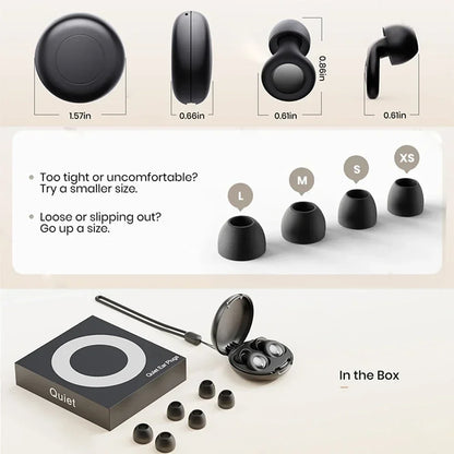 Ear2026 Edition Plugs Sleep Aid, Reusable Noise-Reducing Hearing Protection For Travel, Spring