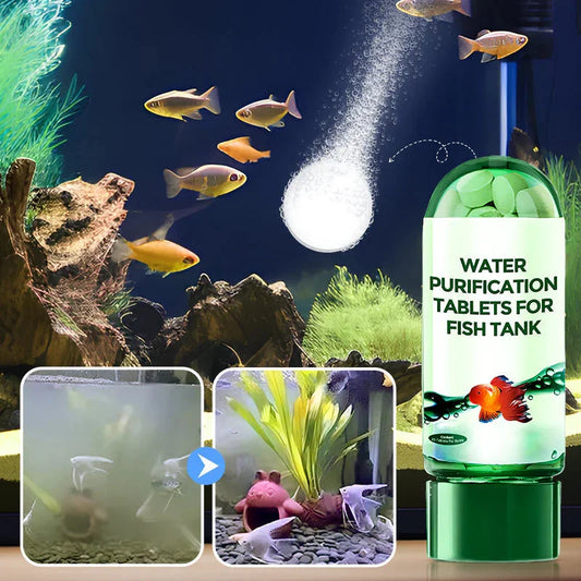 Fast-Acting Fish Tank Clarifier Eco-Friendly 2026 – Aquarium Water Purification Tablets