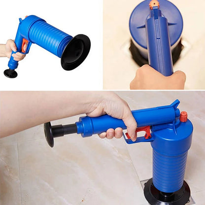 Drain Cleaner 4 Piece Plunger Kit Hand-Operated Air Pump Unblocker for Sinks Basins Drains Fall 2026 Fast Household Cleanup