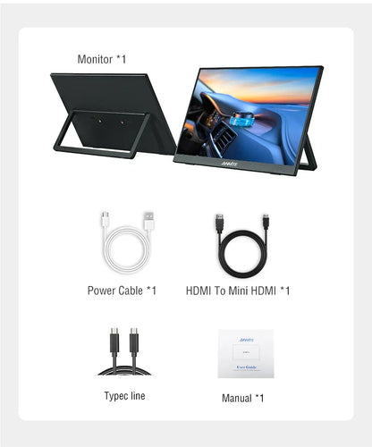 16 Inch Travel-Friendly Touch Monitor 1920x1200 HDR10 Low Blue