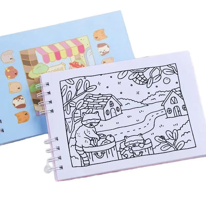 Book Coloring For Adults And Teens Educational Doodle Journal Back To School 2025 Gift Idea