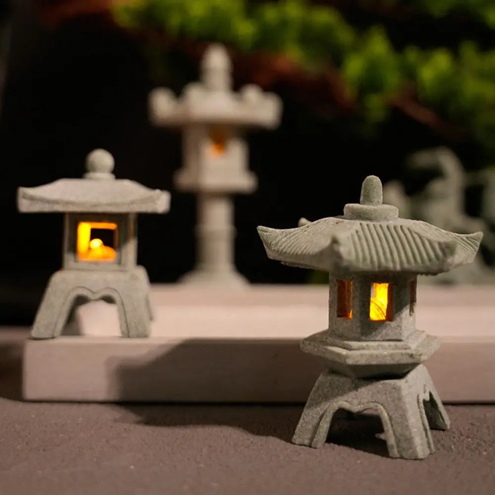Lantern Pagoda Garden Statue Zen Yard Light Miniature Lamp for Micro Landscape Decor Fall 2026 Trend