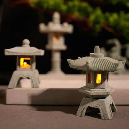 Lantern Pagoda Garden Statue Zen Yard Light Miniature Lamp for Micro Landscape Decor Fall 2026 Trend