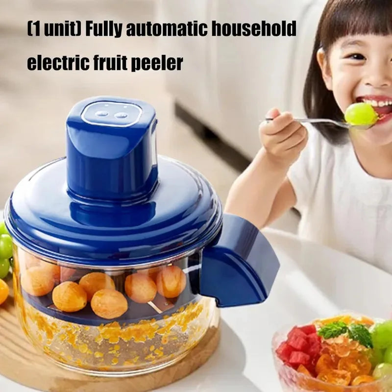 Motor-Driven Fruit Peeler Battery-Powered Kitchen Gadget Fall 2026 Space Saving Effortless Garlic And Grape Peeling