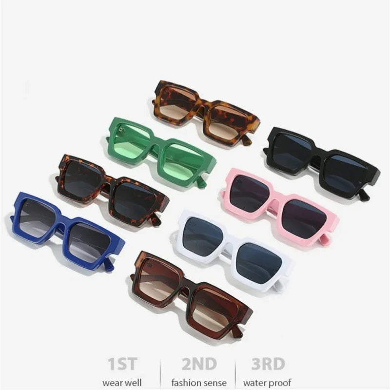 Square Sunglasses Frame Retro Unisex Shades Fall 2026 Trend UV400 Protection Gift