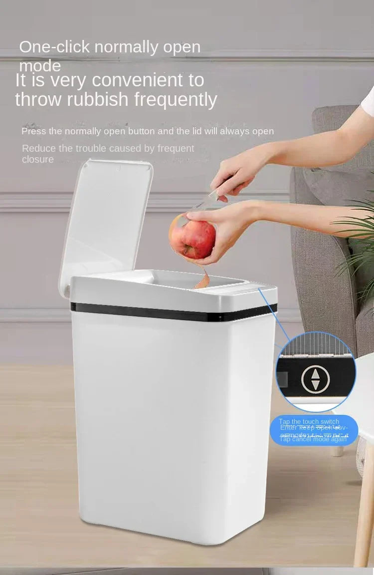 Trash Smart Can Automatic Sensor Bin Touchless Odor Control