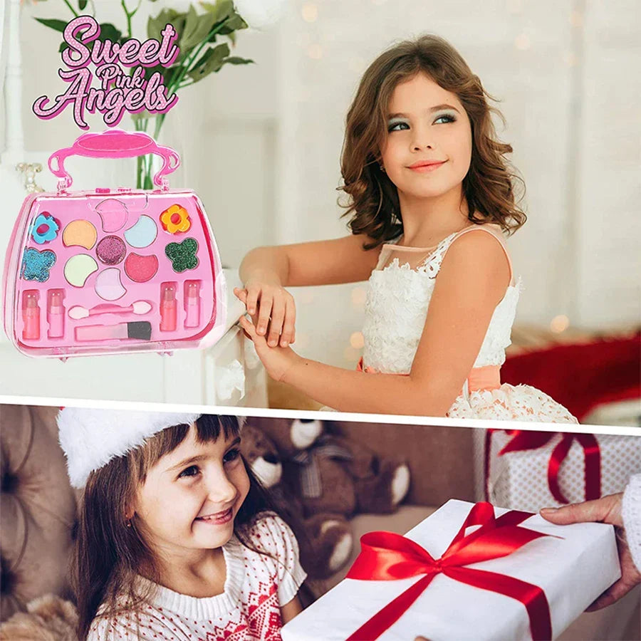 Kids2025 Edition Makeup Kit Princess Makeup Box Play Kit With Accessories Ideal Birthday Gift