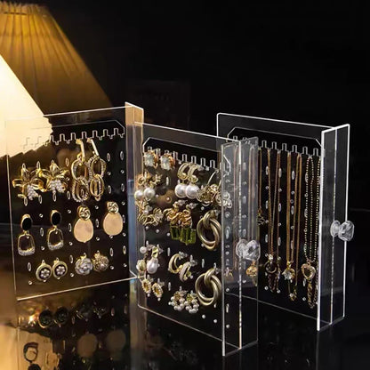 Acrylic Clear Jewelry Display Case With Drawers, Necklace And Earring Organizer, Holiday Gifts 2026 Gift Ready