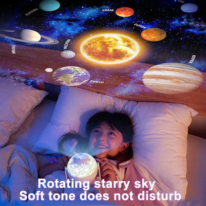 Planetarium Galaxy Night Light Projector - 360° Flexible Star Sky Lamp for Kids