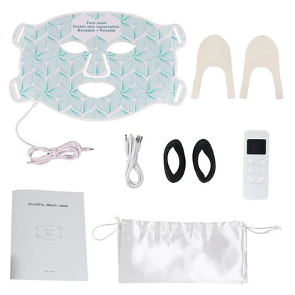 Facial2026 Edition LED Mask With Neck Red Light Infrared Therapy For Anti Aging Skin Rejuvenation Holiday Gifts