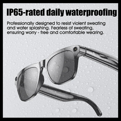 AI Smart Camera Glasses Bluetooth Call Voice Assistant