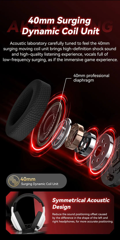 Gaming Headset Wired Light With Omnidirectional Mic