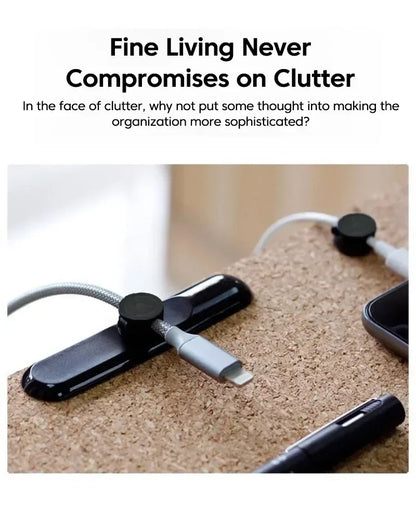 Cable USB Organizer Silicone Cord Clip Desktop Holder